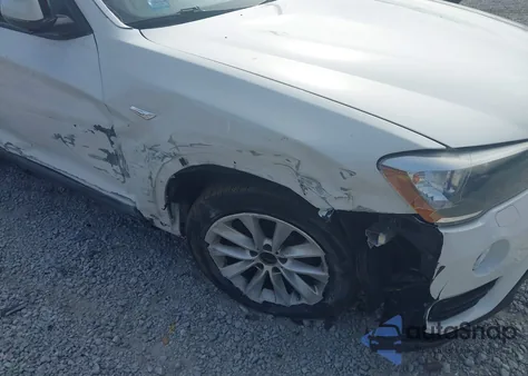 2017 BMW X3 Sdrive28I from USA, damaged, VIN 5UXWZ7C31H0X39595